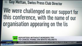 White Helmets taboo Why is Reporters Without Borders trying to cancel panel on controversial group