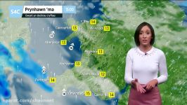 Megan Williams  Tight Top S4C Weather 20Oct2017 HD