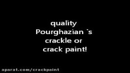 Crackle paint  crackpaint кракелюрная краска  Кракелюрный  クラック ペイント رنگ تَرَک پورقاضیان