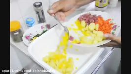 How To Make Pasta Salad  آموزش درست کردن سالاد پاستا