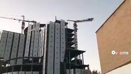 سقوط وزنه جرثقیل در زلزله ۶.۱ریشتری امروز کرمان