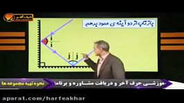 آینه ها اموزش بازتاب وحل تست استاد کامیار