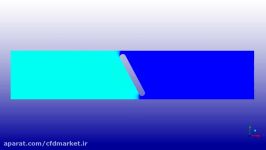 شبیه سازی شیر پروانه ایی نرم افزار انسیس فلوئنت