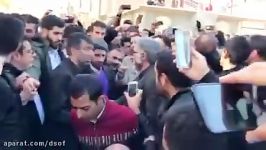 ورود دکتر احمدی نژاد به مسجد ملاصالح محله دمامه بانه