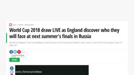 Newsa World Cup 2018 draw