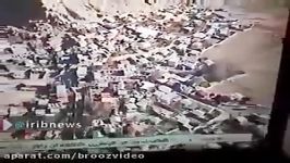 نخستین تصاویر هوایی مناطق زلزله زده کرمان + فیلم