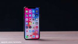 آرمیشا بررسی کار کردن iPhone X