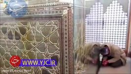 لحظاتی ناب قدردانی فرزندان مدافعان حرم حاج قاسم