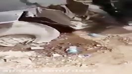 انفجار مین کنار جاده ای داعش زیر خودروی عراقی