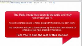 آموزش ساخت برنامه های کاربردی Ruby On Rails به کمک Dock