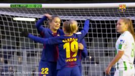 فوتبال زنان بتیس 1 6 بارسلونا هایلایت 