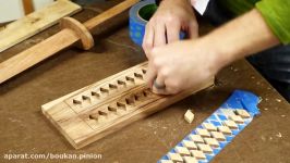 How to make a Wooden Katana from hardwood flooring Woodworking