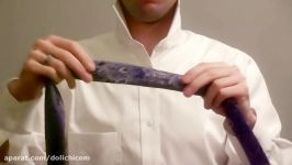 How to Tie a Tie Mirrored Slowly  Full Windsor Knot