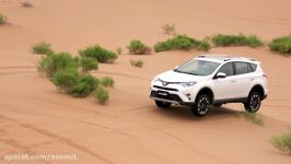 مانور تماشایی تویوتا راو4 جدید در صحرا Toyota RAV4