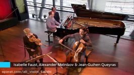 FaustMelnikovQueyras  R.Schumann from Piano Trio 2 op.80 in d live Bimhuis Amsterdam