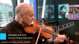 Luigi Di Filippi  Telemann Fantasia no.2 in G TWV 15 live Bimhuis Amsterdam