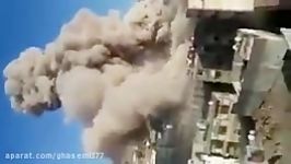 لحظه انفجار منزل علی عبدالله صالح در عفاش صنعا