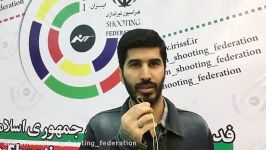 نظر امیرحسین صولت در مورد تیم ملی تپانچه ایران