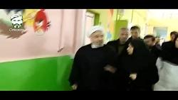 روحانی در شیرخوارگاه شهید ترکمانی در اربعین حسینی