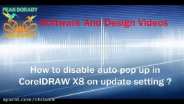 how to disable auto pop up information in coreldraw x8