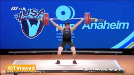 مهار وزنه 183 کیلوگرم توسط علی هاشمی کسب مدال طلا