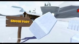 تریلر گیم پلی بازی Snow Fortress  پلی استیشن VR