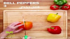 یه غذای ساده سالم خوشمزه رنگارنگ