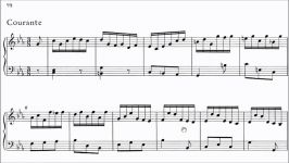 ABRSM Piano 2017 2018 Grade 6 A2 A2 Handel Courante Partita in C Minor Movt 3 HWV 444 Sheet Music