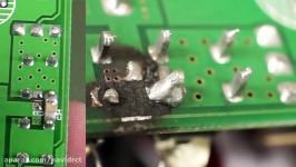 EEV #1036  PSU Fire PCB Repair