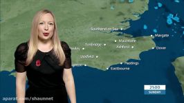 Philippa Drew  ITV Meridian Weather 12Nov2017 HD