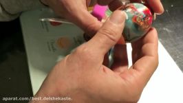آموزش رنگ کردن تخم مرغ های هفت سین 3  How To Coloring Haft Sin Eggs