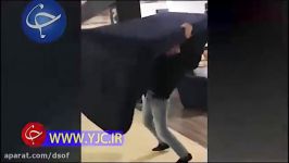 حماقت دزد ناشی در سرقت فروشگاه موجب تمسخر کاربران شد