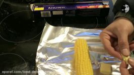How To Make Mexican Grilled Corn  آموزش کباب کردن ذرت مکزیکی