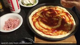 How To Make Courgette Pizza  آموزش درست کردن پیتزای کدو