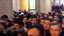 استقبال مردم حضور دکتر محمود احمدی نژاد در حرم حضرت