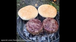 How To Make Very Easy Cheese Burger  آموزش درست کردن چیز برگر در سه سوت