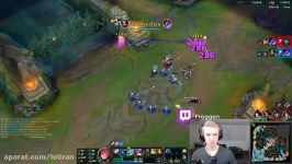 Froggen outplays Bjergsen  Funny Stream Moments #107