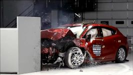 تست تصادف مزدا3 2014 IIHS Crash Test Mazda3