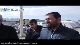 مردی ۹ نفر اعضای خانواده اش رادر زلزله دست داد