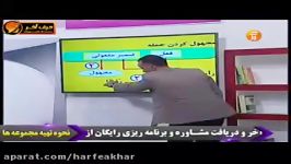 تدریس وحل تست معلوم ومجهول استادواعظی