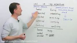 Learn about ED and ING adjectives in English.