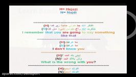 آموزش زبان عربی به لهجه عربستان  دو لهجه حجاز نجد