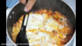 How To Make Vegetable Omelette  آموزش درست کردن املت سبزیجات