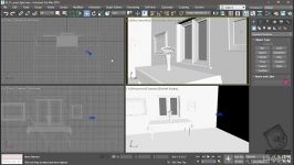 آموزش Arnold در 3DS Max  نور محیطی چهارگانه در آرنولد