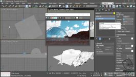 آموزش Arnold در 3DS Max  نورپردازی مبتنی تصویر skydome