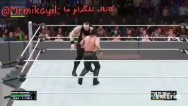 مسابقه ست رولینز بران استرومن در wwe2k18 درخواستی