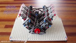 Top 10 MOST AMAZING LEGO Mini Engines Starting Up And Running COOL