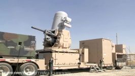 Counter Rocket Artillery Mortar system C RAM FIRING US Army land based