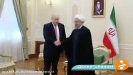 رفتار خاص وزیر امور خارجه انگلیس در دیدار روحانی