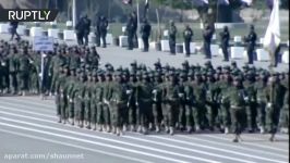 Iraqi military take part in spectacular parade celebrating victory over ISIS